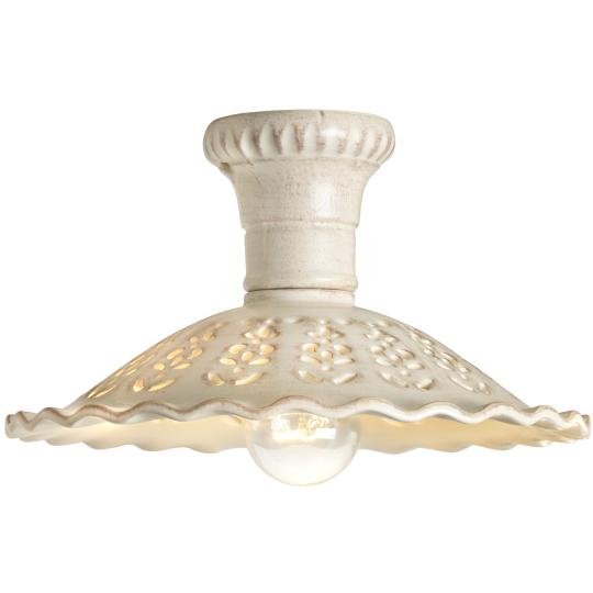 mediterran mennyezeti lampa feher keramia buras rusztikus vintage klasszikus romantikus vilagitas lyukacsos csipkes attort elegans patinas vikdei kuria.jpg